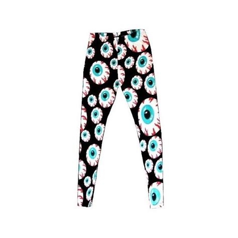 Edgy Gothic Eyeball Leggings