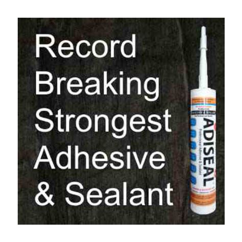 Adiseal Adhesive Sealant Clear ADISEALCLR UK