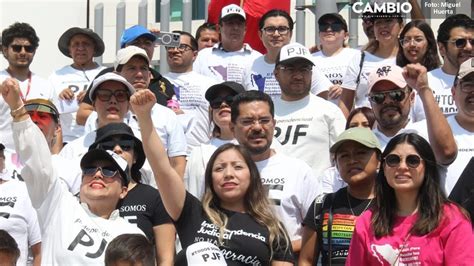 Trabajadores Del Poder Judicial Se Manifiestan En Contra De Las