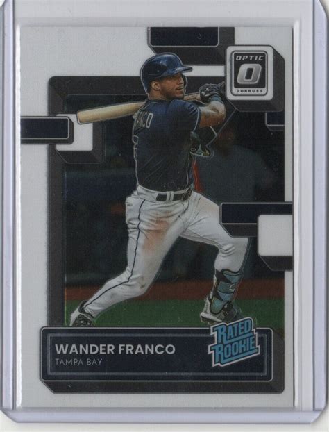 2022 Panini Donruss Optic Wander Franco Rated Rookie 34 RC Tampa Bay