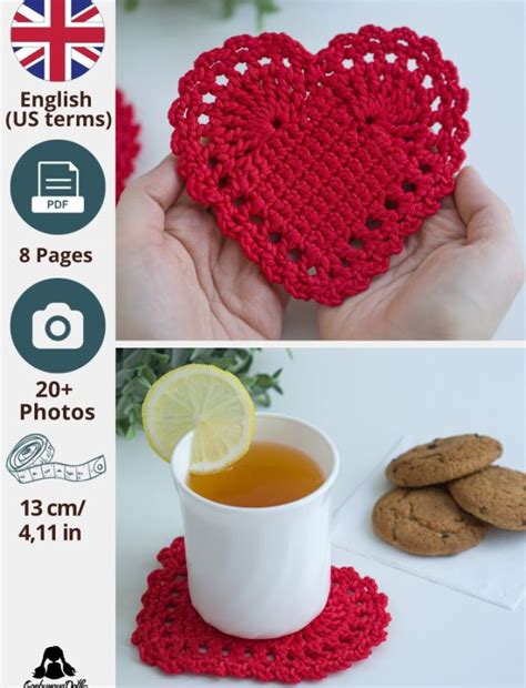 Adorable Crochet Heart Pattern GorbunovaDolls