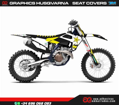 Kit De Adhesivos Husqvarna Star Black Adhesivosembarrados