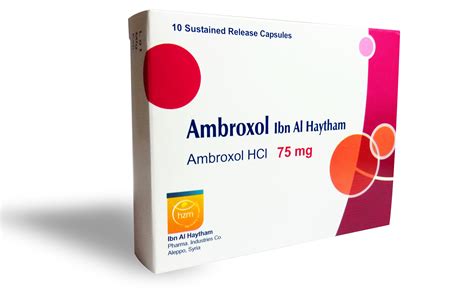 Ambroxol Ibn Al Haytham 75 Mg Capsules Each Ambroxol 75 Retard