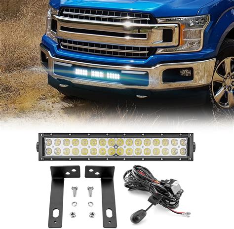 Weisen Led Straight Light Bar Brackets Lower Front Bumper Grill