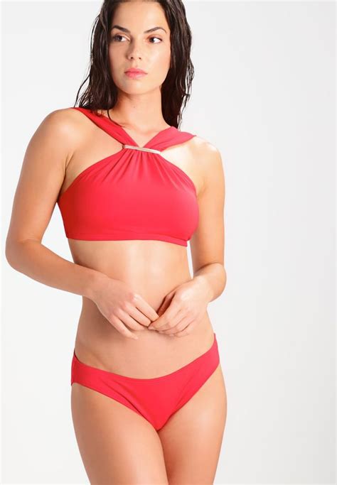 C Mpralo Ya Michael Michael Kors Parte De Abajo Bikini Red Blaze