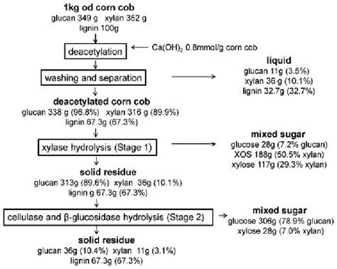 Mass Balance Of The Overall Process For The Production Of XOS And