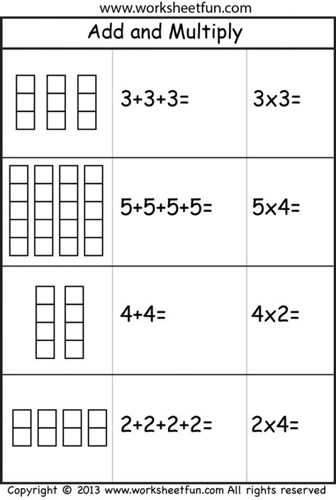 Add And Multiply Repeated Addition