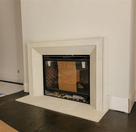 Modern Cast Stone Fireplace - Etsy