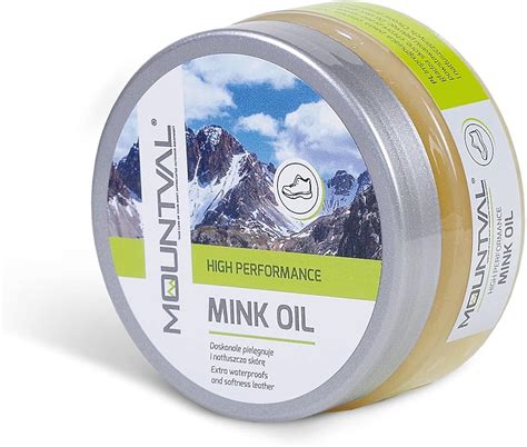 Mountval Mink Oil Huile de Qualité pour Chaussures Nourrissante