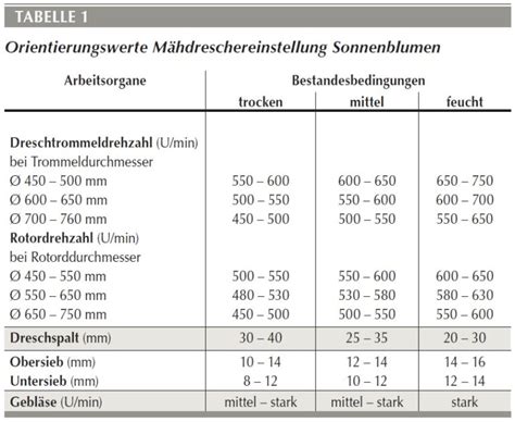 Sonnenblumen Ernte Tipps von Mähdrusch Profis Bauernzeitung