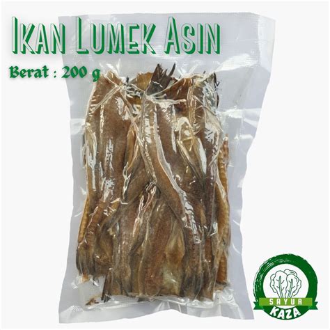 Jual Ikan Lumek Asin Berat Gram Siting Belah Lumi Lumi Shopee