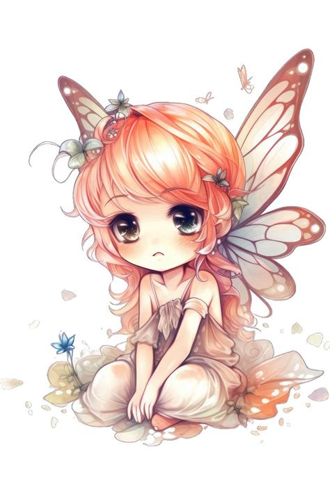 Little fairy. Маленькая фея. PNG. | Рисунки русалки, Милые рисунки, Фея ...