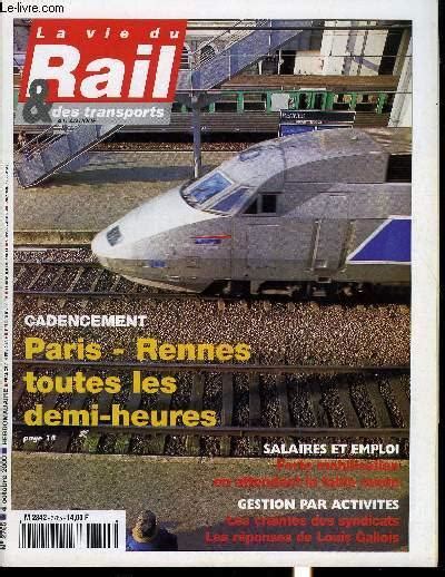 La Vie Du Rail Et Des Transports N Salaires Emploi Forte