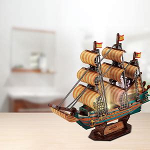 Amazon Fanbusa D Led Puzzle Ship Model Kit Model Ship For Adults