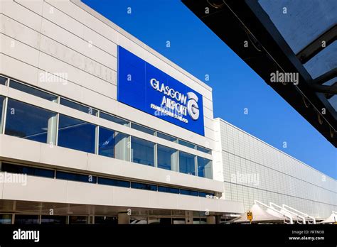 Terminal Building Of Glasgow Airport Scotland Uk Stock Photo Alamy