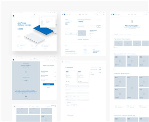 20 Wireframe Examples for Web Design