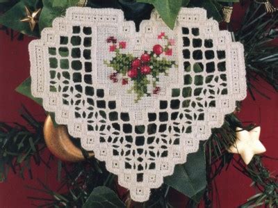 Christmas In My Heart Hardanger Ornament Patterns 1999Embroidery