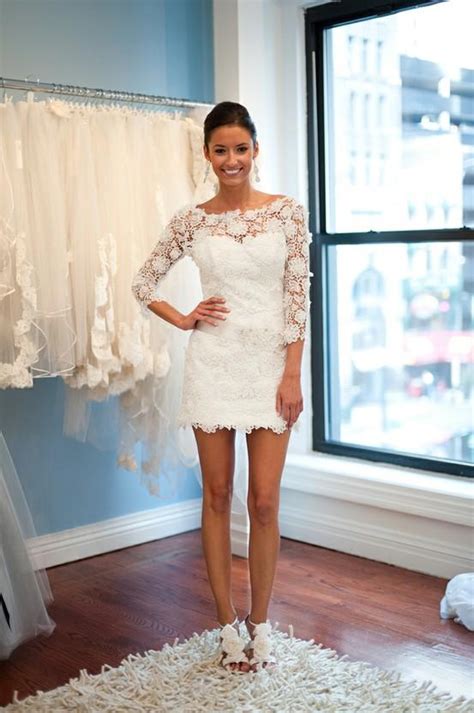 Summer Wedding - Short Lace Wedding Dress #791814 - Weddbook