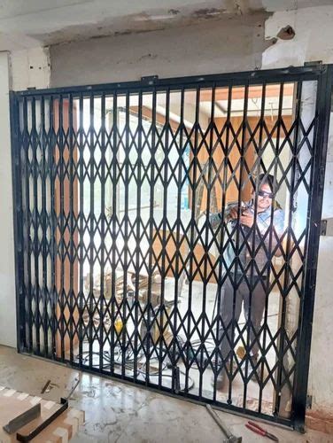 Mild Steel Collapsable Gate Ms Collapsible Gates Manufacturer From