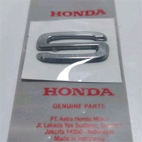 Jual Emblem Logo Honda Scoopy K F Huruf S Warna Silver