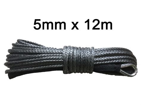 Cable De Cabrestante Sint Tico Cuerda De Uhmwpe Con Funda Accesorios