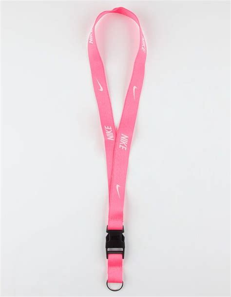 Nike Pink White Lanyard In Cute Lanyards For Keys Nike