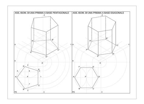 Tutorial Proiezione In Assonometria Ortogonale Isometrica Di Un Prisma