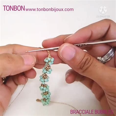 TonBon Bracciale Bubbles Crochet Bracelet Tutorial Jewelry