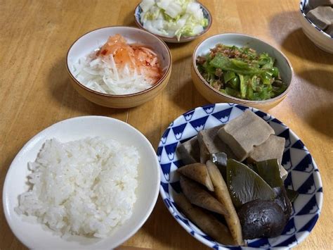 高野豆腐の炊いたん まったりさかなの晩ご飯