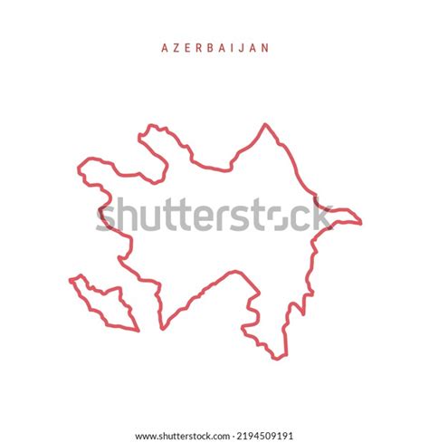 4,913 Azerbaijan Outline Map Images, Stock Photos, 3D objects ...