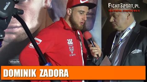 Dominik Zadora Po Walce Na Dsf Kickboxing Challenge Youtube