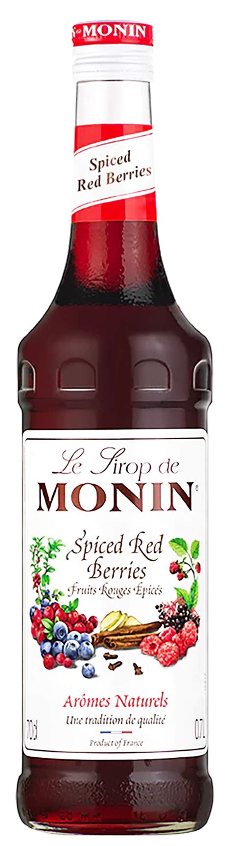 Monin Spiced Red Berries Syrup 700 Ml Crema