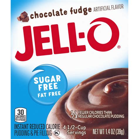 Jell O Pudding And Pie Filling Reduced Calorie Chocolate Fudge Instant Main