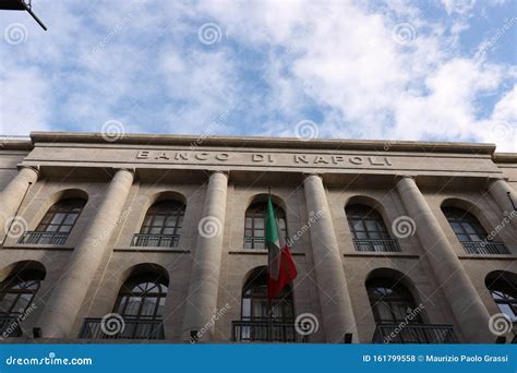 Banco Di Napoli Bank Of Naples Naples, Italy Editorial Image ...