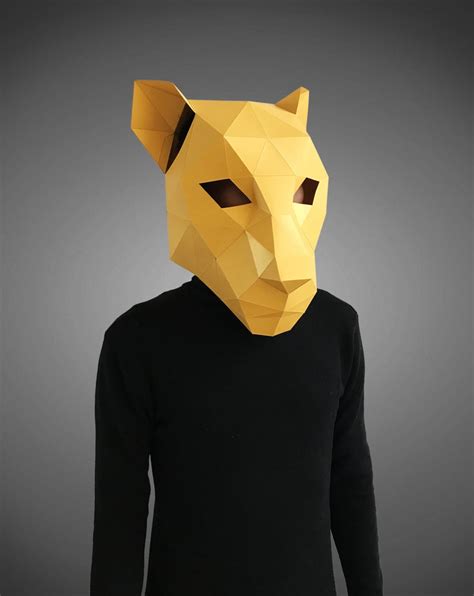 Lion Queen Paper Mask Template Paper Mask Papercraft Mask Masks 3d