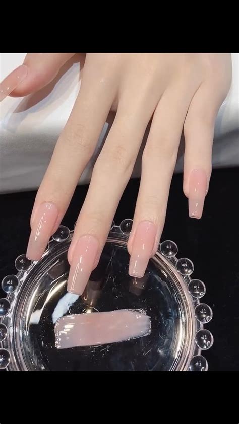Nude Gel Nails Beautiful Gold Acrylic Nails Makeup Nails Designs Pink Acrylic Nails
