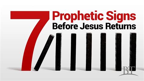 Beyond Today Seven Prophetic Signs Before Jesus Returns Youtube