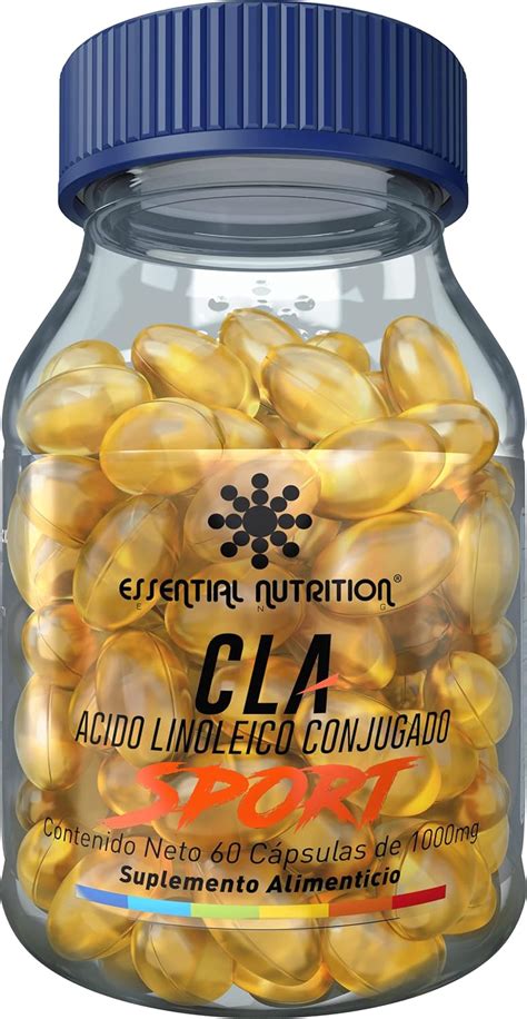 Essential Nutrition CLA Ácido Linoleico Conjugado Sport 60 cápsulas de