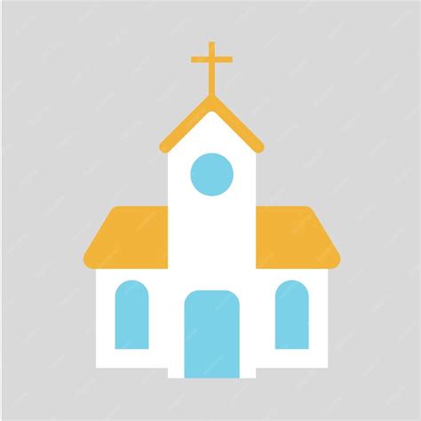 Premium Vector | Church, colours clip clipart illustration graphic