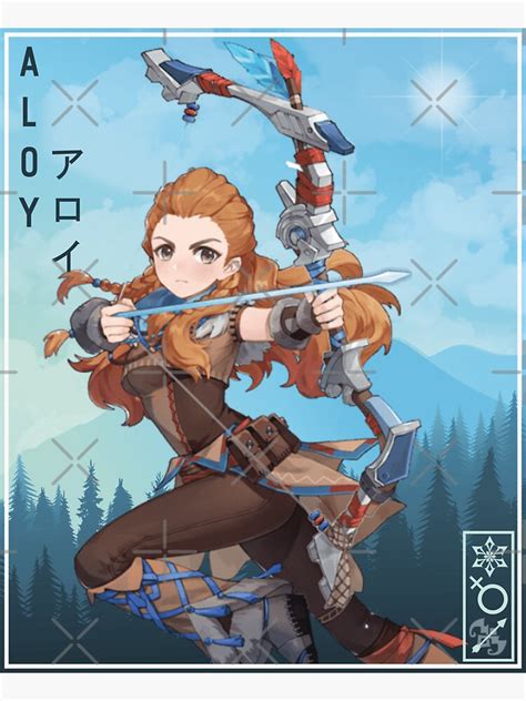 Aloy Genshin Impact Sticker For Sale By B Love Redbubble