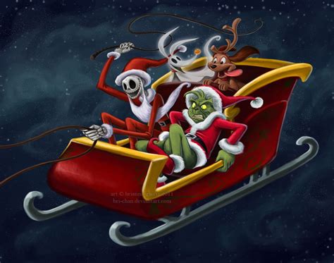 Jack Skeleton And The Grinch The Worst Santas In The History Of