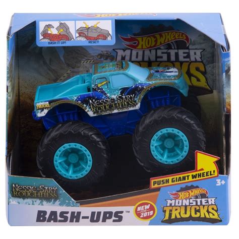 Mattel Hot Wheels monster trucks velká srážka Nessie Sary Roughness KIDS cz