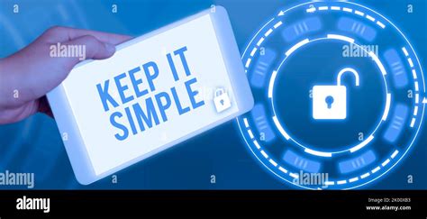 Text Caption Presenting Keep It Simpleremain In The Simple Place Or