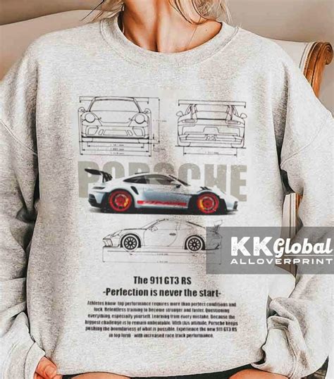 Porsche 911 Gt3 Rs Aesthetic Tshirt Sweatshirt Hoodie Merch Etsy Canada