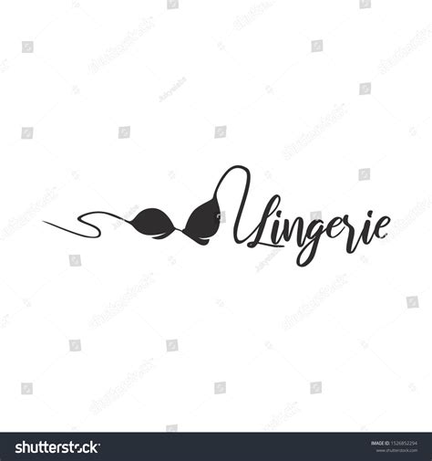 Lingerie Lady Bra Logo Vector Illustration Stock Vector Royalty Free