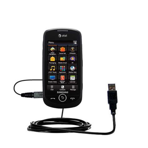 Classic Straight USB Cable Suitable For The Samsung SGH A817 With Power Hot Sync And Charge