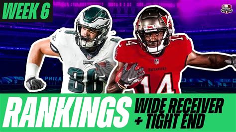 2022 Fantasy Football Rankings Top 36 Wide Receivers For Week 6 Top