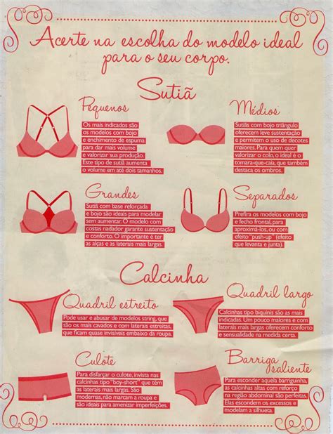 A Lingerie Ideal Para Cada Tipo De Corpo