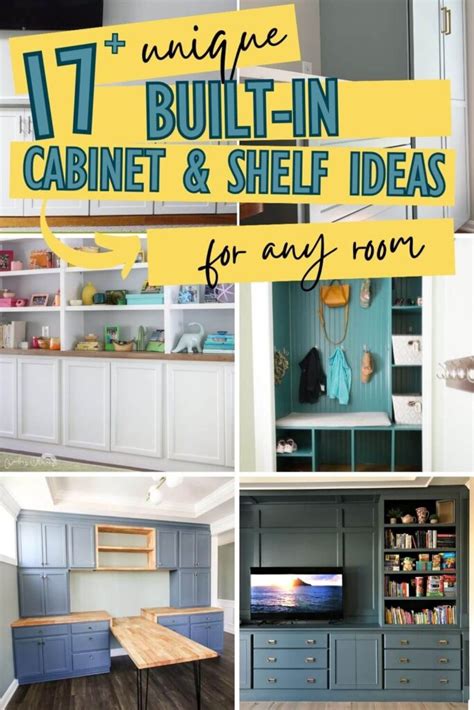 18+ Creative DIY Built-In Storage Cabinet & Shelving Ideas - The DIY Nuts