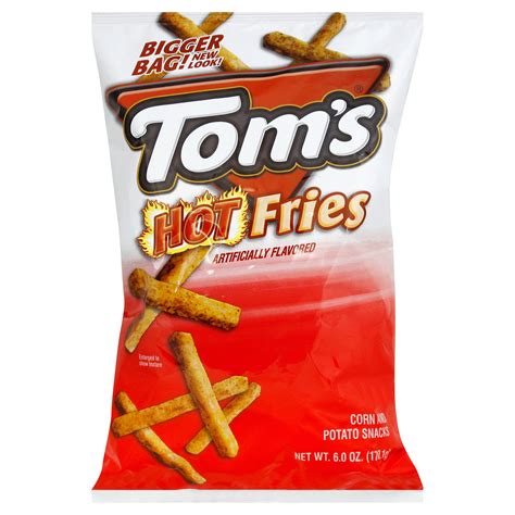 Toms Hot Fries Shop Chips At H E B